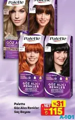 PALETTE GÖZ ALICI RENKLER SAÇ BOYASI fiyat ve kampanya bilgisi